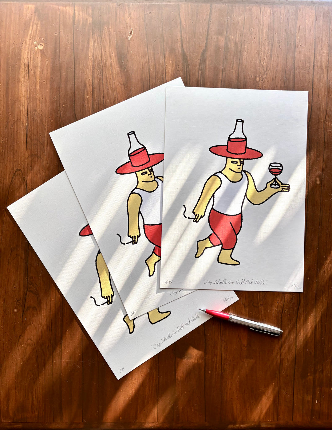 Jeg Skulle Jo Hatt Med Vin Da